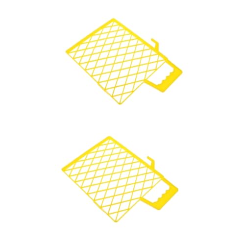 HOMSFOU 2 Piezas Rejilla de Pintura de Plástico con Diseño de Bandeja Compartimentada para Filtración y Fácil Limpieza para Almacenamiento y Organización de