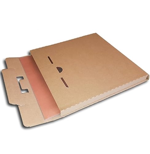 30 SCATOLE CARTONE RIGIGO KRAFT - PER SPEDIRE 1-3 DISCHI VINILI LP 33 Giri (12 Pollici)