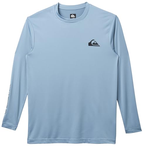 Ashley-Blue-Everyday-Long-Sleeve-Surf-T-Shirt-by-Quiksilver Ashley Blue Everyday Long Sleeve Surf T-Shirt by Quiksilver - Image 1