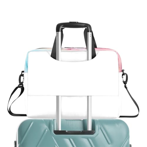 Bolso maletín para laptop 15.6 pulgadas textura líquida rosa azul miniatura 7