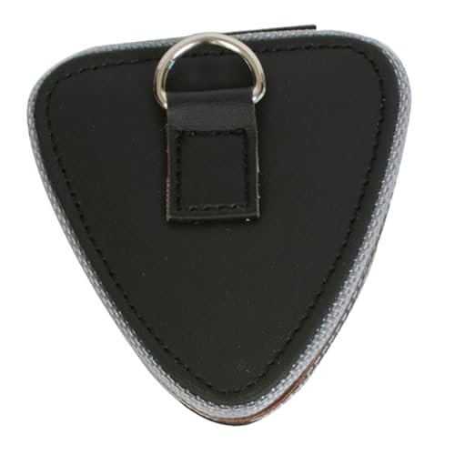Abaodam Guitar Pick Case Oxford Acoustic Guitar Picks Storage Bag Heart Shape Carrying