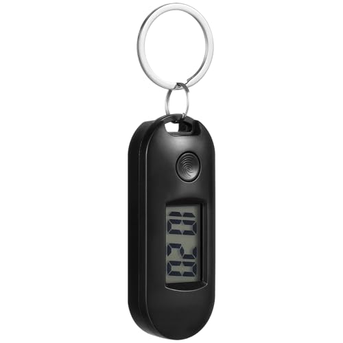 Digital Pocket Watch 3.7 Inch Clip on Keychain Watch Digital Clock Keychain Backpack Keyring Accessories for Unisex Nurse Doctors Students Use