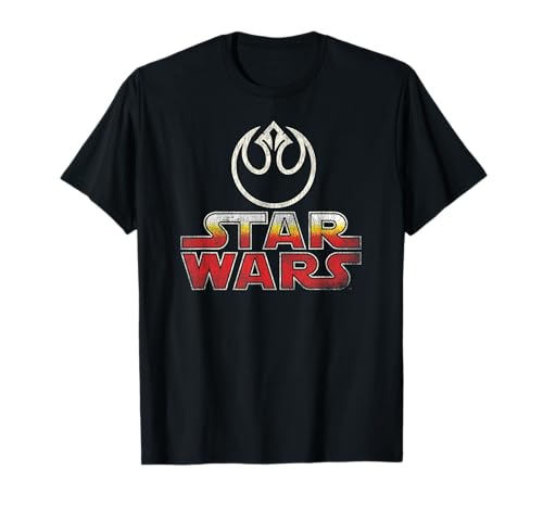 T-shirt Star Wars authentique Atari Rebel Alliance en coton premium avec impression vintage