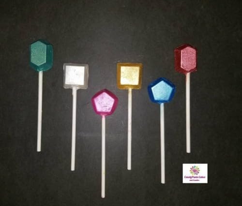 Miniatura 2 de Joya Gema Piedra Joyería Crystal Rock Chocolate Candy Lollipop Molde