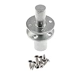 E-outstanding M20 304 Stainless Steel Round Base Tee Nut Brad Hole Screw-in T-Nut Bedpost Connector...