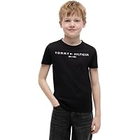 Tommy Hilfiger Camiseta de Manga Corta Infantil Unisex Essential