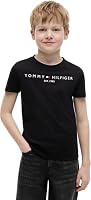 Tommy Hilfiger Unisex Kids Essential Tee, Black, 10 Years