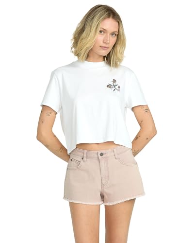 Short en jean Volcom pour femme modèle 1991 Stone en denim taille haute