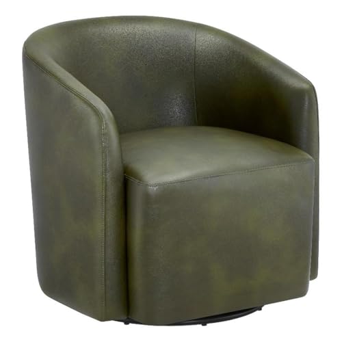 Sillón Giratorio Moderno Verde