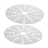 TOYANDONA 2 Piezas Adaptador de Placa Inducción Acero Inoxidable Difusor Calor para Cocina Gas y Vitrocerámica Accesorio Cocina Resistente y Seguro