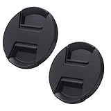 52mm Objektivdeckel für NIKKOR 18-55mm f/3.5-5.6G, Snap-on Cover für Canon 55-200mm 18-55mm für EOS 90D-2 Packungen