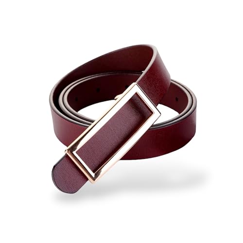 Women's Belt Genuine Durable Leather Belts Width 0.80