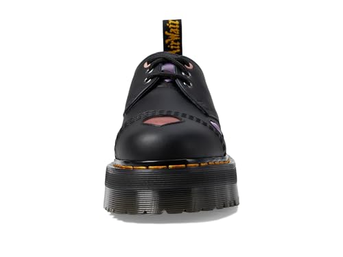 Image of Dr. Martens Women's Womens 1461 Quad Heart Leather Platform Shoe | Casual Shoes