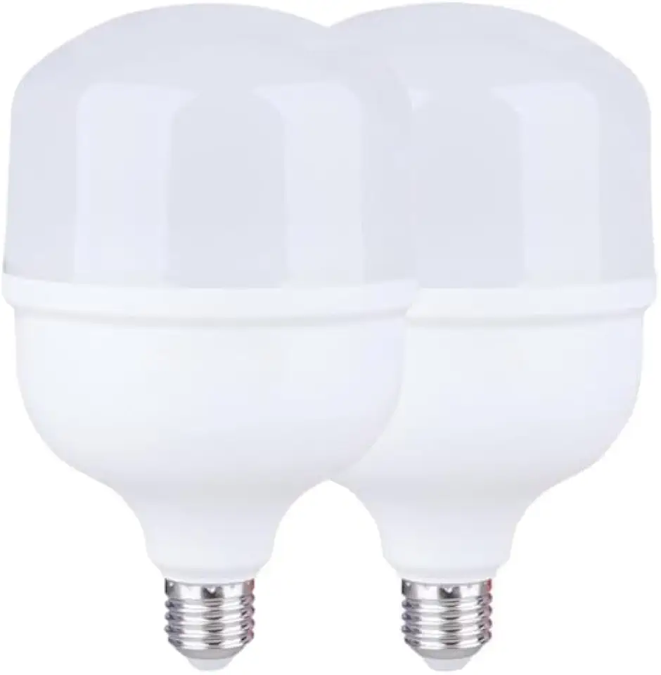 Kit com 2 Lâmpadas LED 50W High Power 6500K Luz Branca Fria E27 para Iluminação de Grandes Áreas (2)