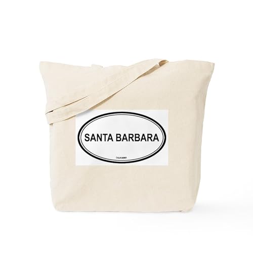 CafePress Santa Barbara (California) Tote Bag Natural Canvas Tote Bag, Reusable Shopping Bag
