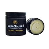 Shea Soufflé Whipped Body Butter I Cocounut Lemongrass Scent I Moisturizing Shea Butter Body Butter