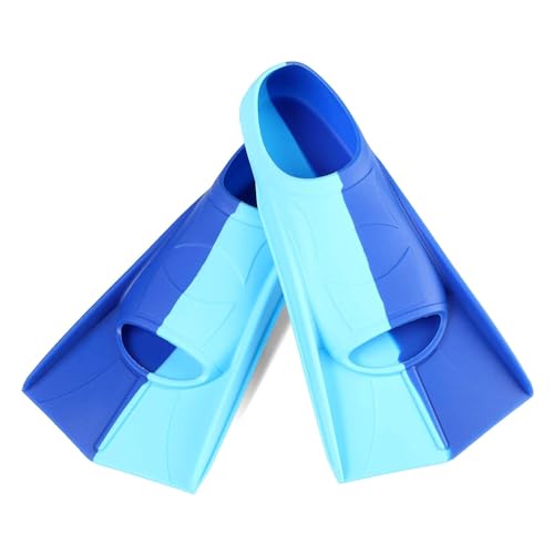 Avejjbaey Aletas de natación cómodas de silicona para adultos y niños