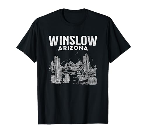 Vacaciones en Winslow Arizona Cactus Desert Camiseta