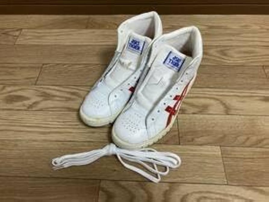 ASICS ファブレポイントゲッター 23cmホワイト/レッド ASICS ファブレポイントゲッター 23cmホワイト/レッド ASICS
