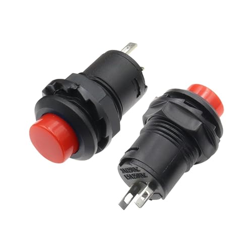 Interruptores DS428 con autobloqueo OFF ON de 12mm para control de corriente 6