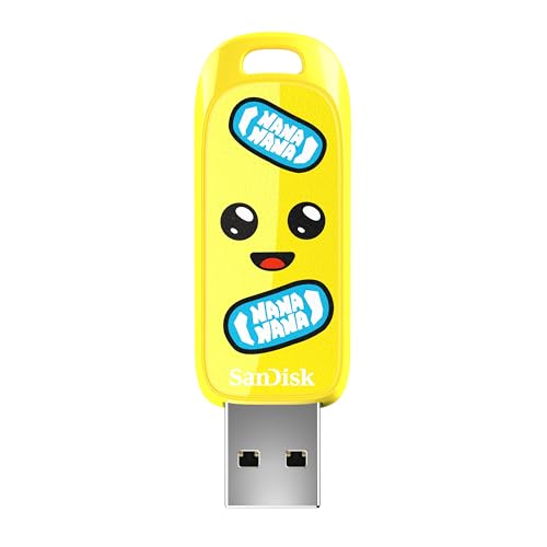 SANDISK 128GB Fortnite USB Flash Drive, Peely Edition - Up to 130MB/s, USB Type-A, for Smartphones, Gaming Consoles, and Computers - SDCZIF-128G-G46 by Sandisk - Used condition - US$10.90