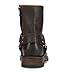 Frye Conway Harness Boot - Men's Motorcycle-Fashion Boot, Stylish Leather Design, Durable & Comfortable Footwear, Chocolate - Waxed Velour - 11.5