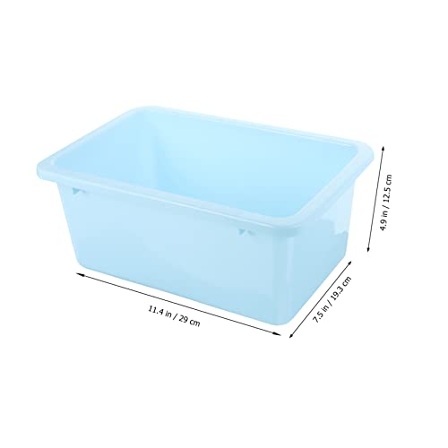 Organisateur plastique rectangulaire de rangement jouets et accessoires 2pcs - 4