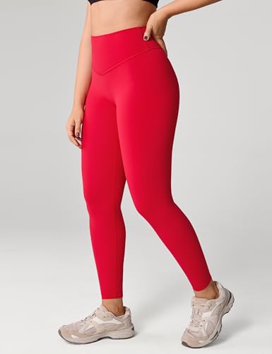 Image of UNISSU Hugcurve No Front Seam High Waisted Workout Leggings for Women Buttery Soft Yoga Pants Gym Athletic Tights - 25''