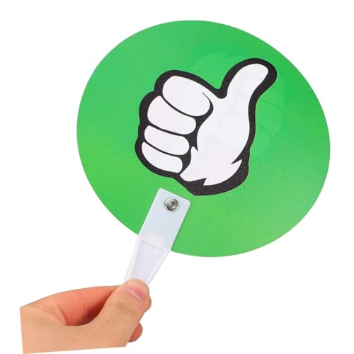 Palettes de vote réutilisables en plastique rigide bicolore