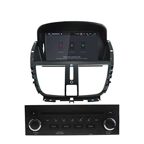  ZUYEJUU Ljda. Android 10.0 Auto. DVD Giocatore adatto for Peugeot 207 2007-2013 2014 GPS Navigazione stereo 1 Autoradio DIN 4G + 64G WiFi Multimedia DSP. (Color : WITH DSP)