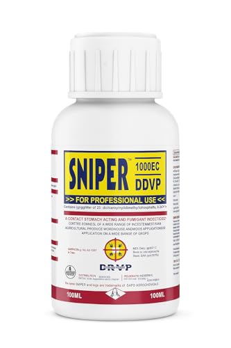 Sniper Roach Killer, Fast-Acting - Effective Against Roaches, Flies, Spiders, Ants and More, Pest Control for Indoor & Outdoor Use,100ml.