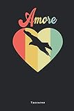  Amore - Taccuino: Uccello volatile Pennuto Taccuino Journal - libretto d\'appunti - blocco - notes - quaderno - agendina - Giornale per uomini e donne ... Vintage Battito Colori - 110 pagine allineate