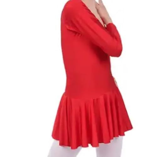 Robe en lycra de ballet et patinage pour fille de 5 à 16 ans cherchant une tenue de gala fluide