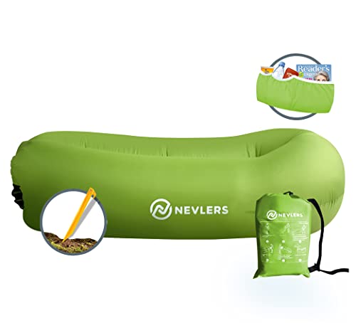 Nevlers Aufblasbare Liege mit Seitentaschen & Reisetasche Cover