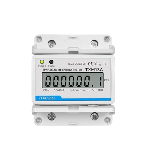 Wattmètre numérique monophasé pour éviter les surcharges de tension 1P