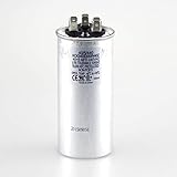 40+5 uf MFD 370/440 Volt Dual Run Capacitor 40/5/440R Condenser Straight Cool/Heat Pump Air Conditioner