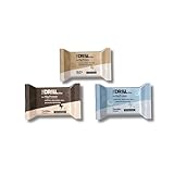 The Drill Assorted Protein Bar Box | Pack of 6 | 2 Tender Cocoa, 2 Coffee Cocoa, 2 Nutty Cocoa | Healthy Snack, High Protein, Guilt-Free Energy Bars