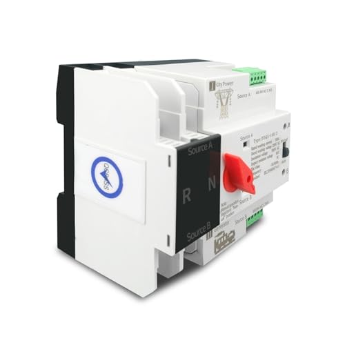 Interruptor de transferencia automática monofásico contra apagones en redes de doble potencia 2