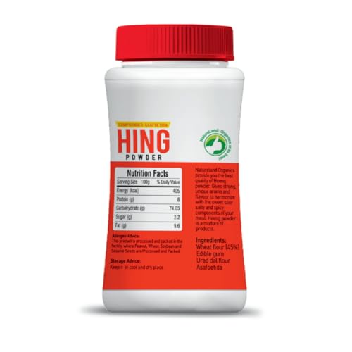 Natureland Organics Hing Powder 50 Gm - Organic Healthy Spices
