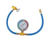 Sonew R134A Conditioning Refrigerant Hose Kit with Gauge & Coupler for Optimal Automotive and Home Use