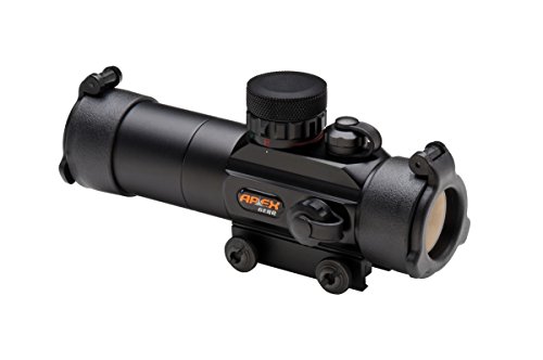 APEX GEAR Crossbow Red Dot Sight 30mm Dual-Color Black