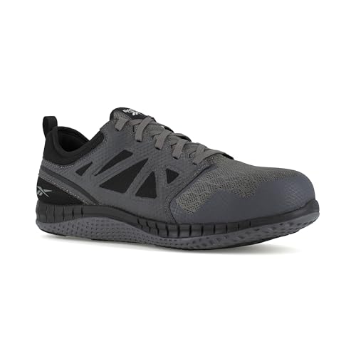 Reebok Reebok Work Men's Zprint Steel Toe Athletic Work Shoe Grey - 10.5 Medium