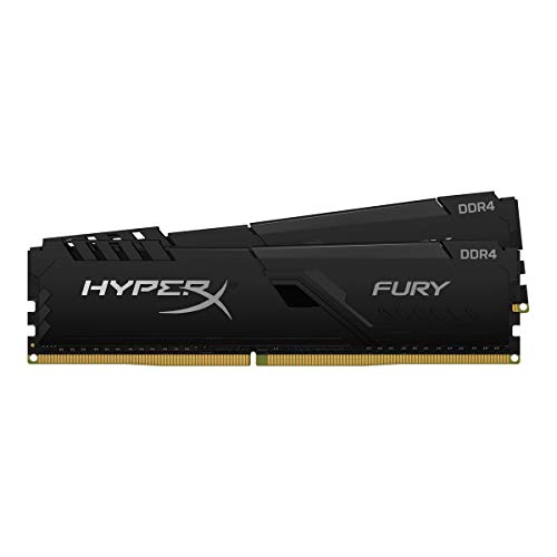 HyperX Fury 8GB 2666MHz DDR4 CL16 DIMM 1Rx8  Black XMP Desktop Memory Single Stick HX426C16FB3/8