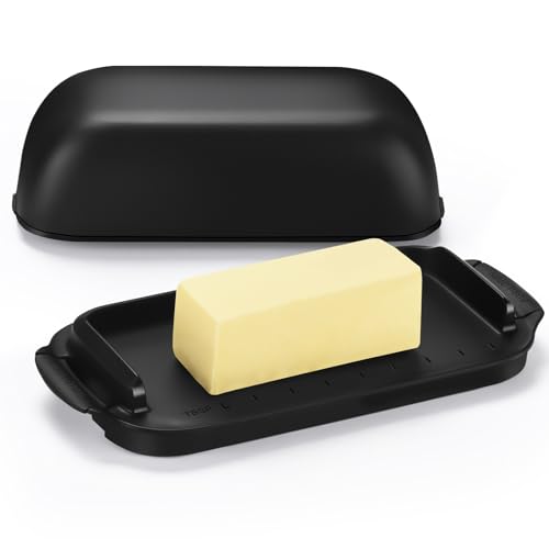 Aonco BLACK01 Butter Dish With Lid cover