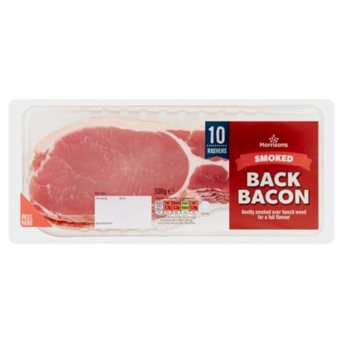 Morrisons 10 Smoked Back Bacon 300g