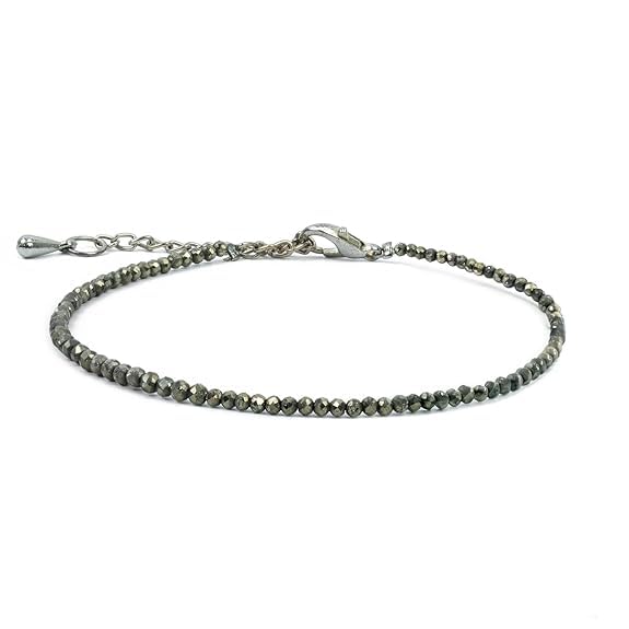 Raw Pyrite Anklet | Stone of Money, Protection & Power | Pyrite Anklet for Women | Best Gift Items | Spiritual Jewellery for Women-image-24