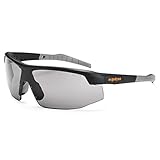 Ergodyne Skullerz SKOLL Anti-Fog Safety Glasses- Black Frame, Smoke Lens