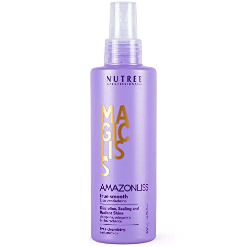 Hair Spray Amazonliss Magicliss True Smooth 8.45 fl. oz - Tanino Hair Spray - Discipline, Sealing and Radiant Shine - Anti-frizz