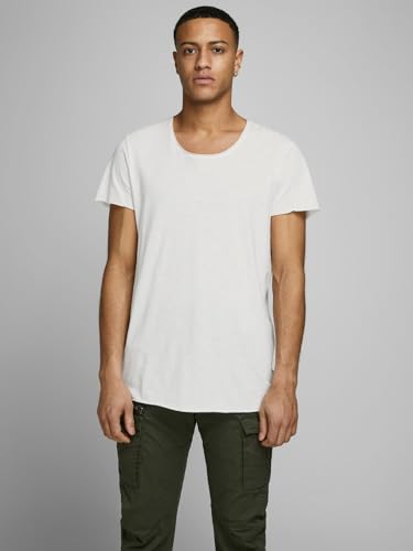 JACK & JONES Herren JJEBAS Tee SS U-Neck 2-Pack, White/REG, XXL – Ansicht 2