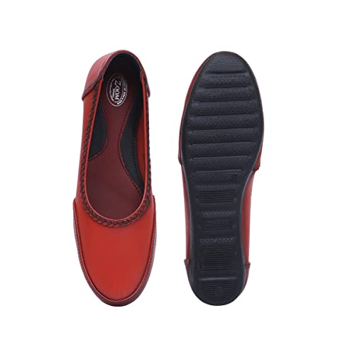 Image of Zoom Shoes Leather Casual /Formal Bellies for Women /Girls Adults Super Comfortable with Lightweight and Slip Resistant Sole A-116